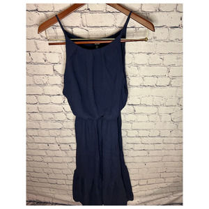 Tacera Navy Sun Dress size Petite Medium
